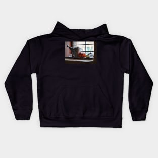 Adobe Window Autumn Still Life C1 Kids Hoodie